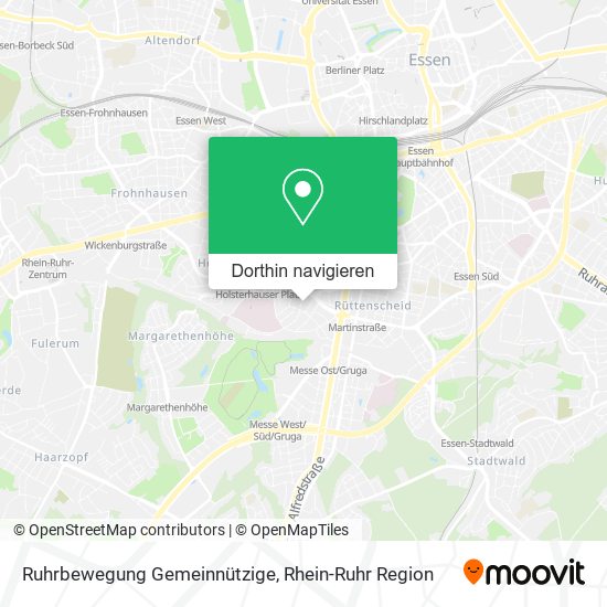 Ruhrbewegung Gemeinnützige Karte