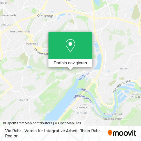 Via Ruhr - Verein für Integrative Arbeit Karte