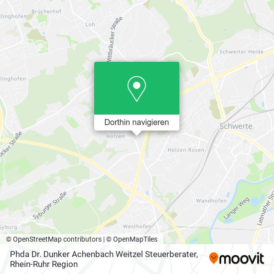 Phda Dr. Dunker Achenbach Weitzel Steuerberater Karte