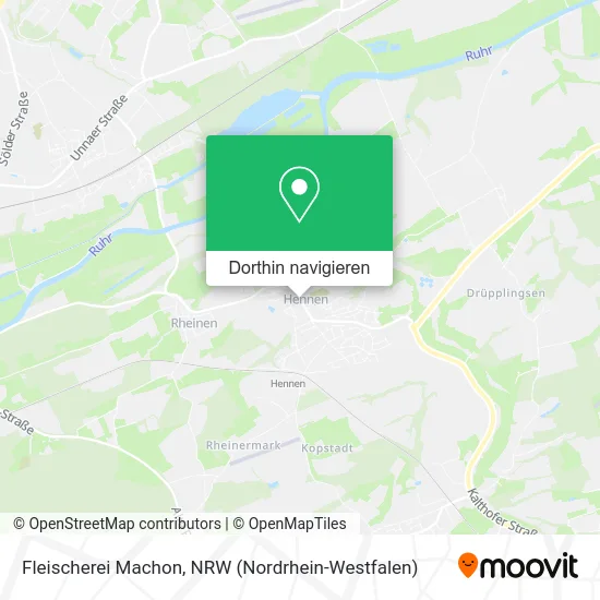 Fleischerei Machon Karte