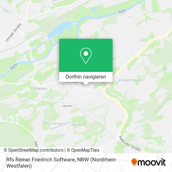 Rfs Reiner Friedrich Software Karte