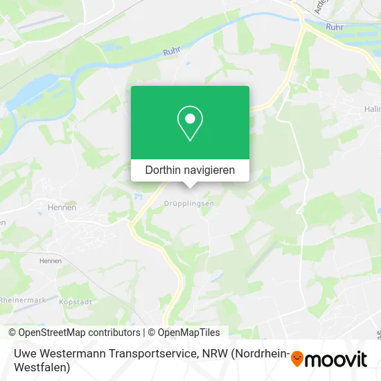 Uwe Westermann Transportservice Karte