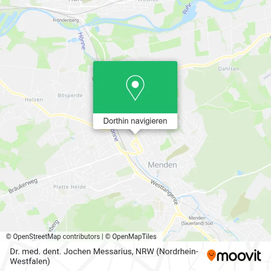 Dr. med. dent. Jochen Messarius Karte