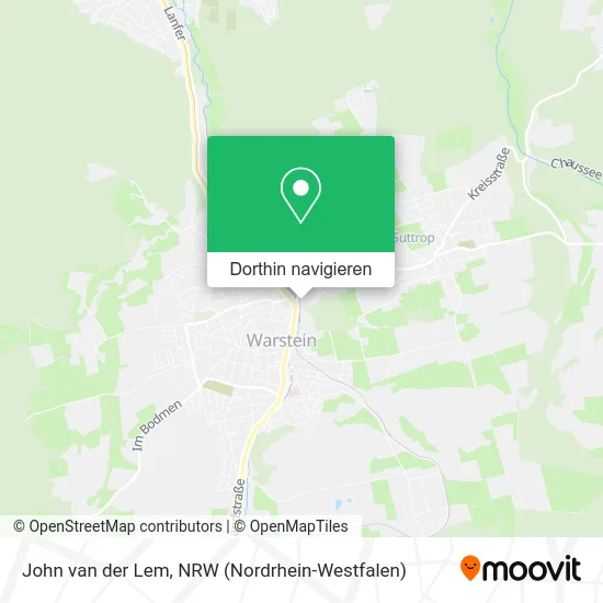 John van der Lem Karte