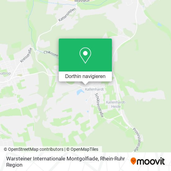 Warsteiner Internationale Montgolfiade Karte