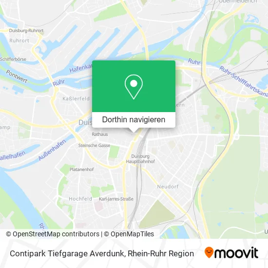 Contipark Tiefgarage Averdunk Karte