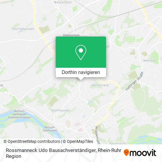 Rossmanneck Udo Bausachverständiger Karte