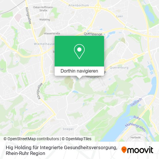 Hig Holding für Integrierte Gesundheitsversorgung Karte