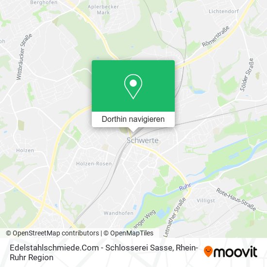 Edelstahlschmiede.Com - Schlosserei Sasse Karte