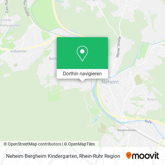 Neheim Bergheim Kindergarten Karte