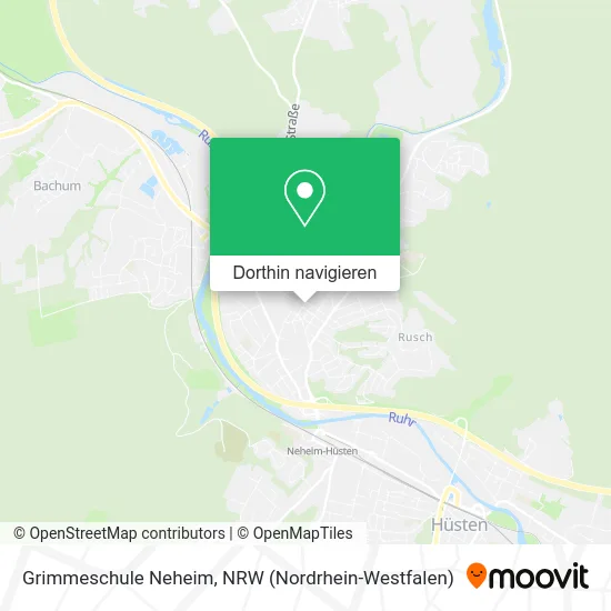 Grimmeschule Neheim Karte
