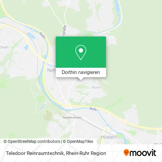 Teledoor Reinraumtechnik Karte