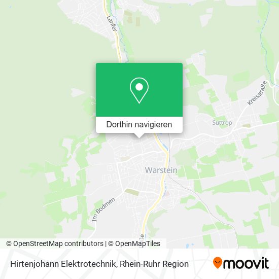 Hirtenjohann Elektrotechnik Karte