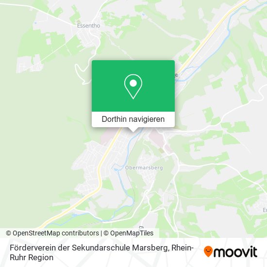 Förderverein der Sekundarschule Marsberg Karte
