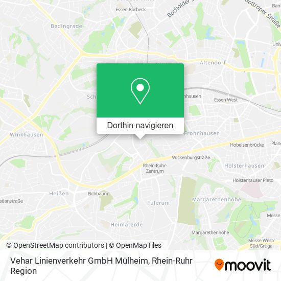 Vehar Linienverkehr GmbH Mülheim Karte