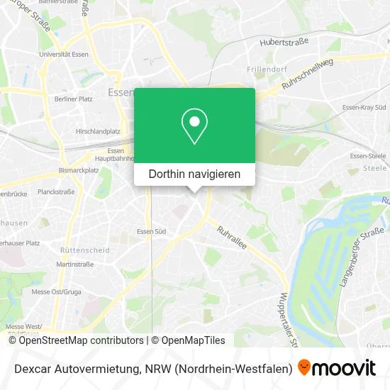 Dexcar Autovermietung Karte