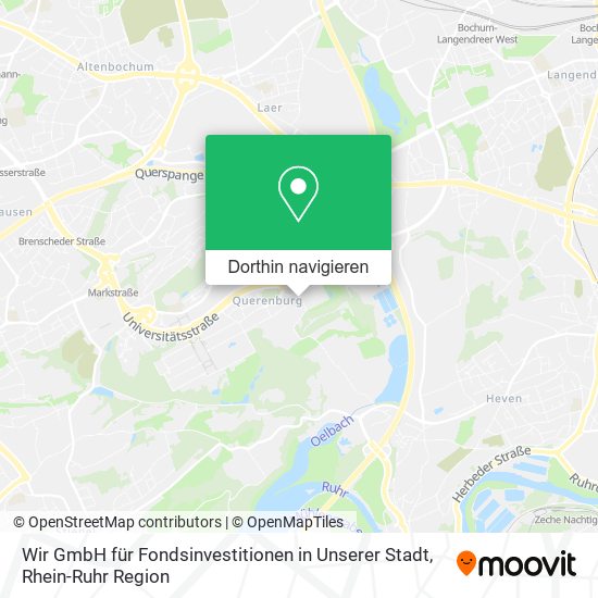 Wir GmbH für Fondsinvestitionen in Unserer Stadt Karte