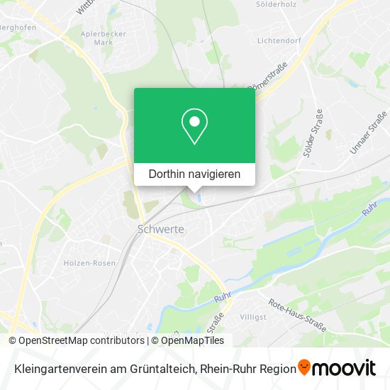 Kleingartenverein am Grüntalteich Karte