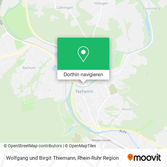 Wolfgang und Birgit Thiemann Karte