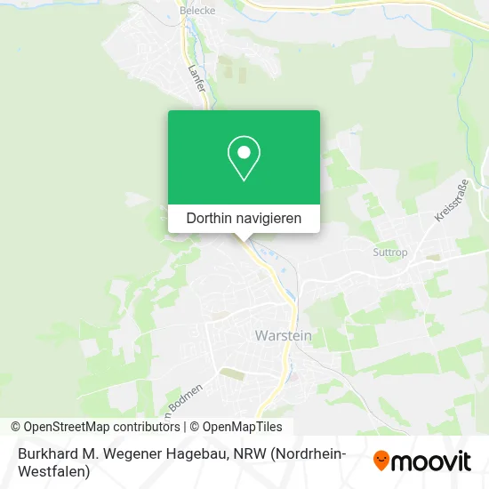 Burkhard M. Wegener Hagebau Karte