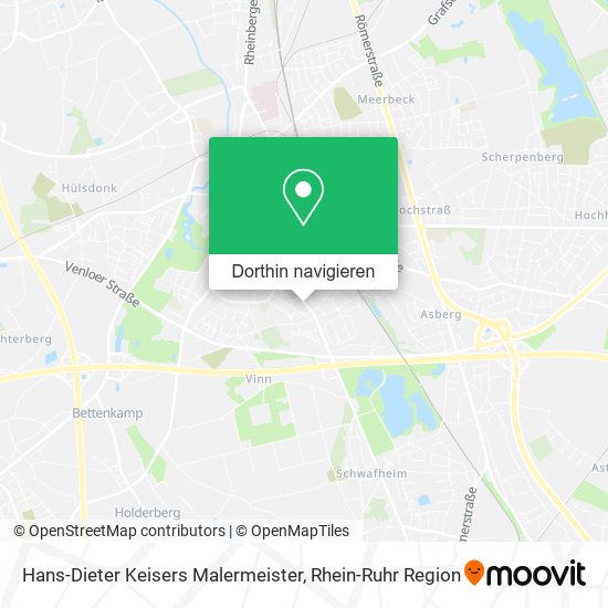 Hans-Dieter Keisers Malermeister Karte