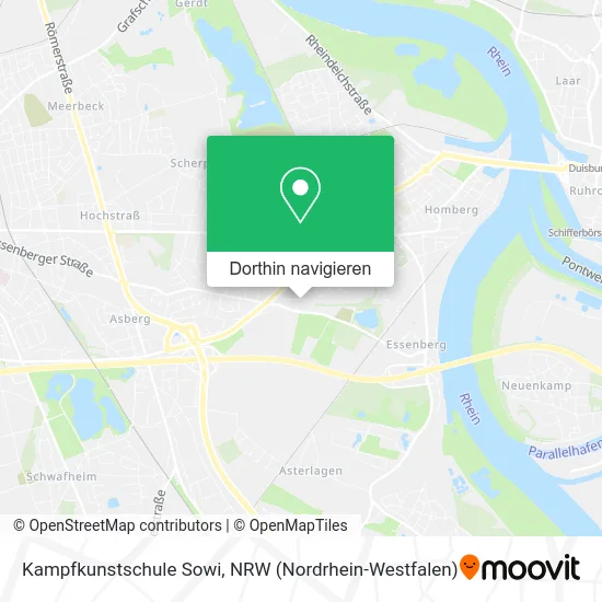 Kampfkunstschule Sowi Karte