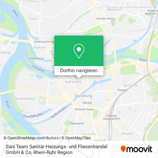 Sani Team Sanitär-Heizungs- und Fliesenhandel GmbH & Co Karte