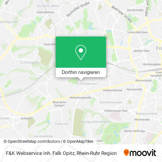 F&K Webservice Inh. Falk Opitz Karte