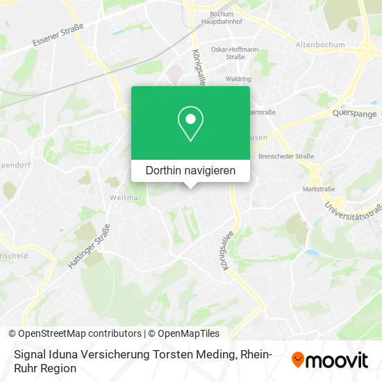 Signal Iduna Versicherung Torsten Meding Karte