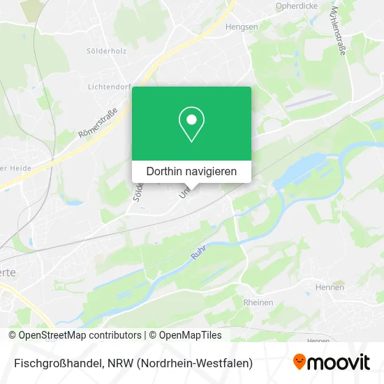 Fischgroßhandel Karte