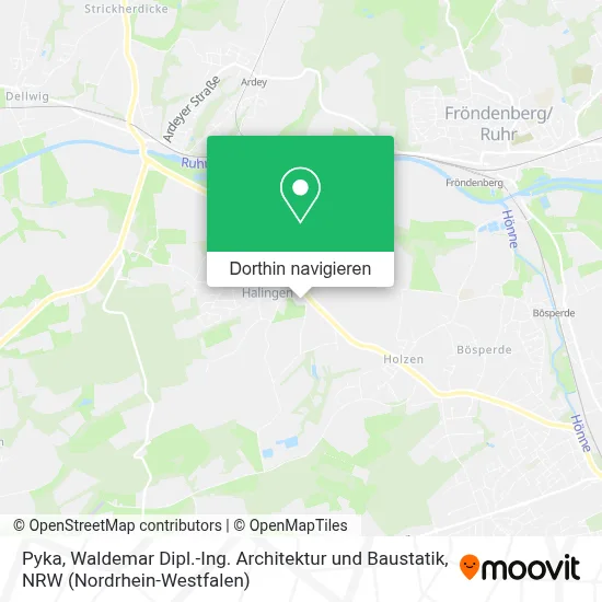 Pyka, Waldemar Dipl.-Ing. Architektur und Baustatik Karte