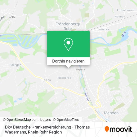 Dkv Deutsche Krankenversicherung - Thomas Wagemans Karte