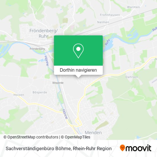 Sachverständigenbüro Böhme Karte
