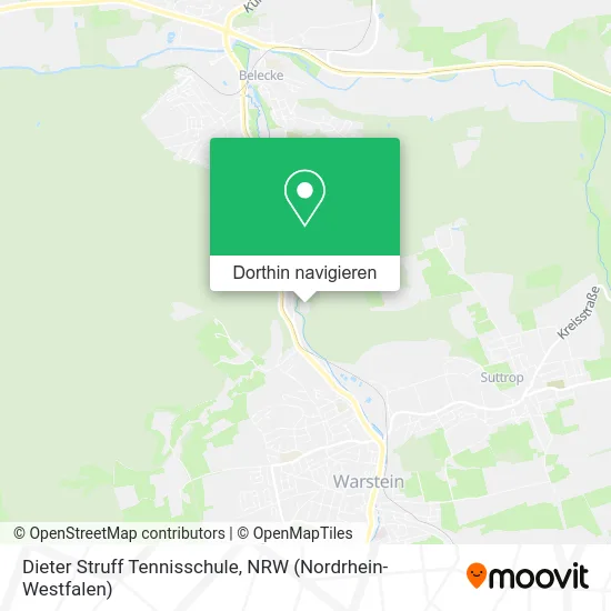 Dieter Struff Tennisschule Karte