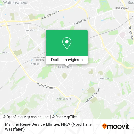 Martina Reise-Service Ellinger Karte