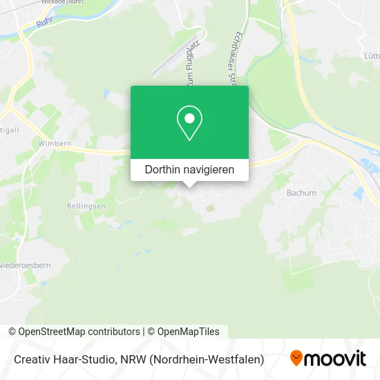 Creativ Haar-Studio Karte