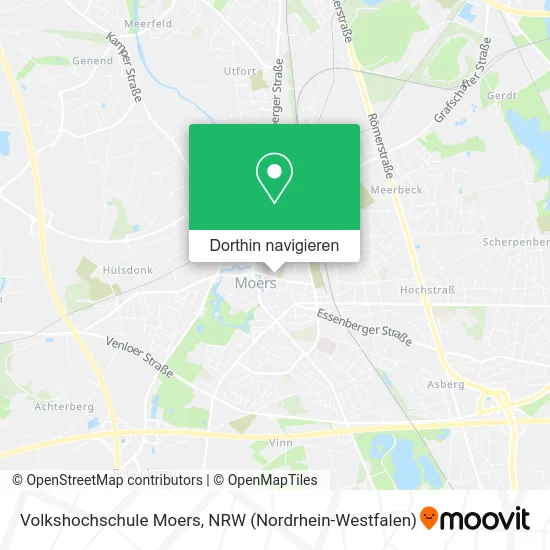 Volkshochschule Moers Karte