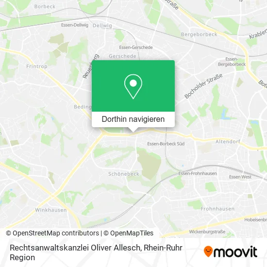 Rechtsanwaltskanzlei Oliver Allesch Karte