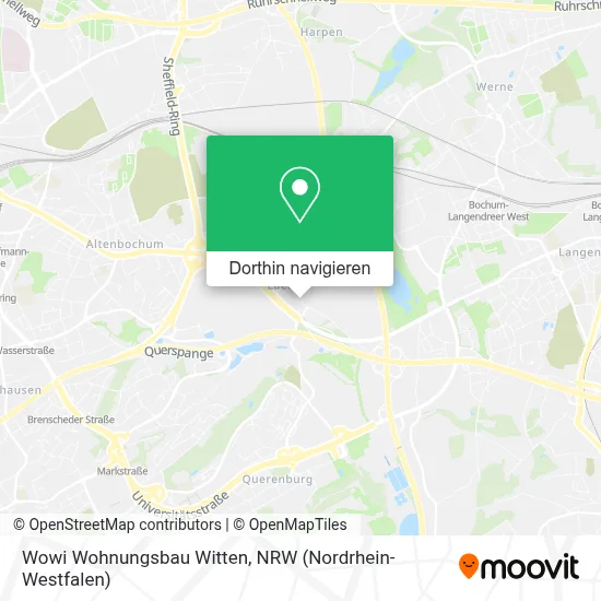 Wowi Wohnungsbau Witten Karte