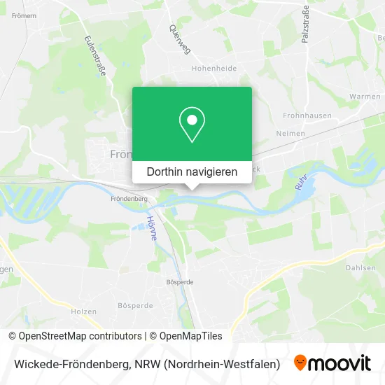 Wickede-Fröndenberg Karte