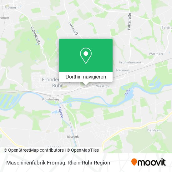 Maschinenfabrik Frömag Karte