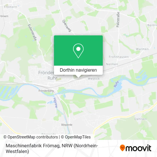 Maschinenfabrik Frömag Karte