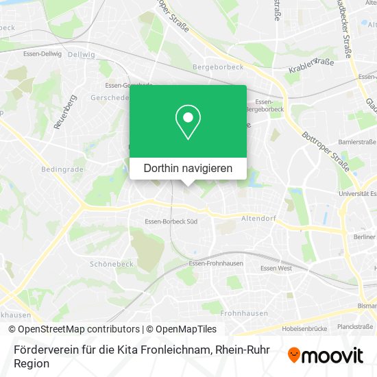 Förderverein für die Kita Fronleichnam Karte