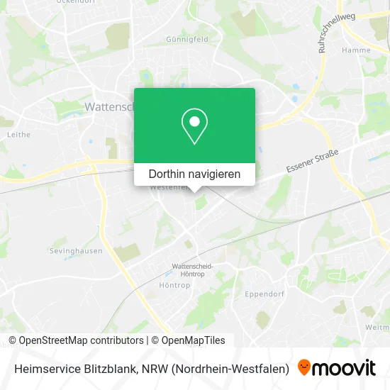 Heimservice Blitzblank Karte