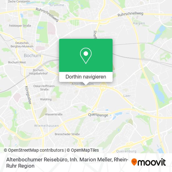Altenbochumer Reisebüro, Inh. Marion Meller Karte