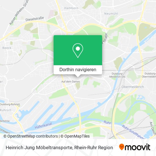 Heinrich Jung Möbeltransporte Karte