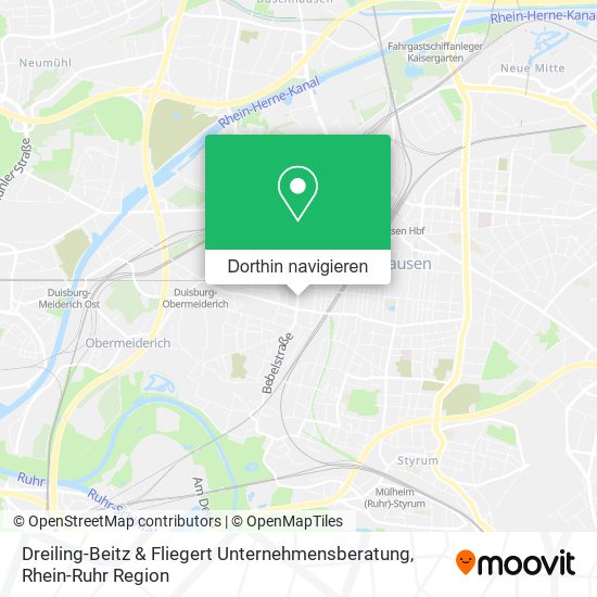Dreiling-Beitz & Fliegert Unternehmensberatung Karte