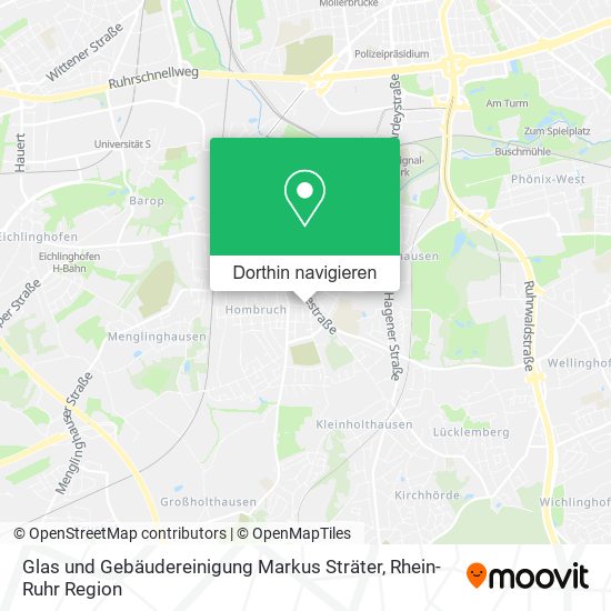 Glas und Gebäudereinigung Markus Sträter Karte