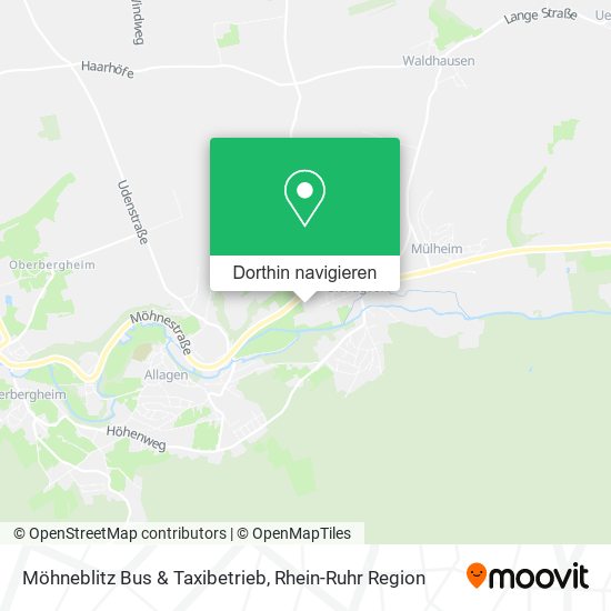Möhneblitz Bus & Taxibetrieb Karte