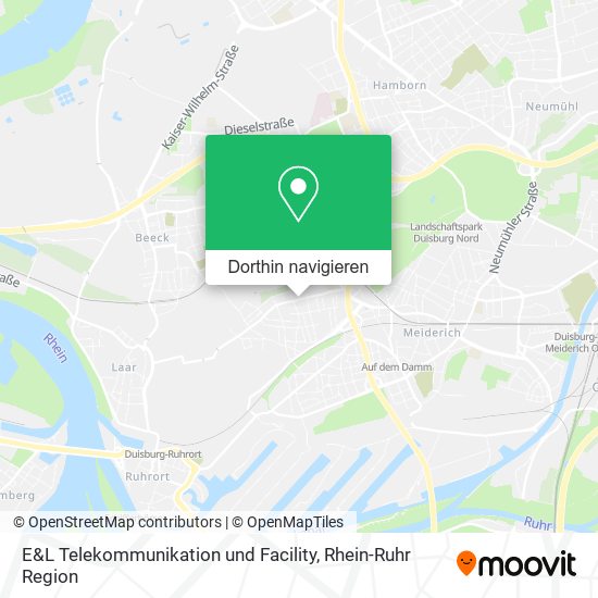 E&L Telekommunikation und Facility Karte